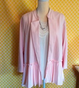NWT GORGEOUS PEACH  TORRID SIZE 5X PEPLUM JACKET